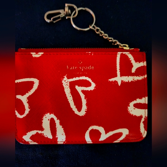 kate spade Accessories - SALE Kate Spade Hearts Card & Change Case